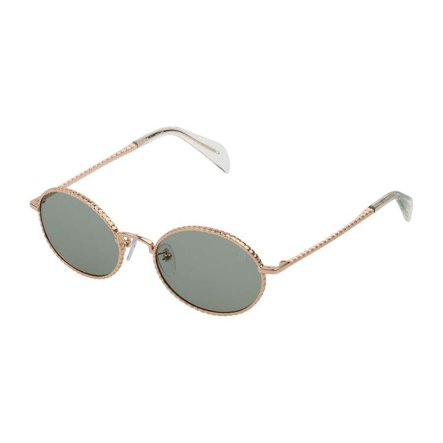 occhiali da sole color oro bear straight new