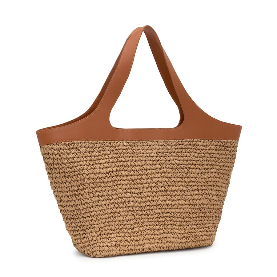 borsa tote grande color cammello tous lirio rafia