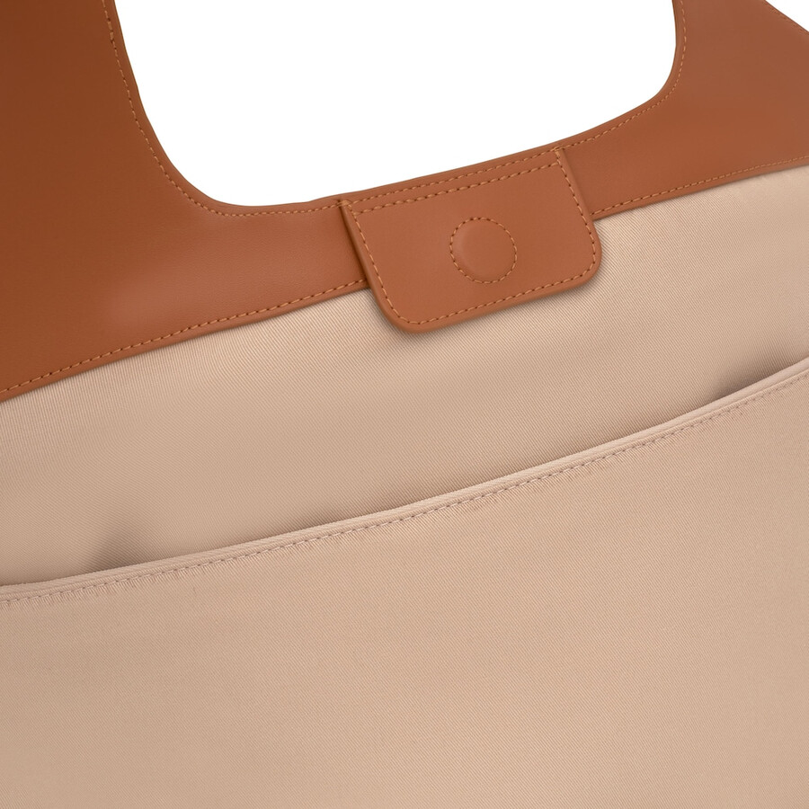 borsa tote grande color cammello tous lirio rafia