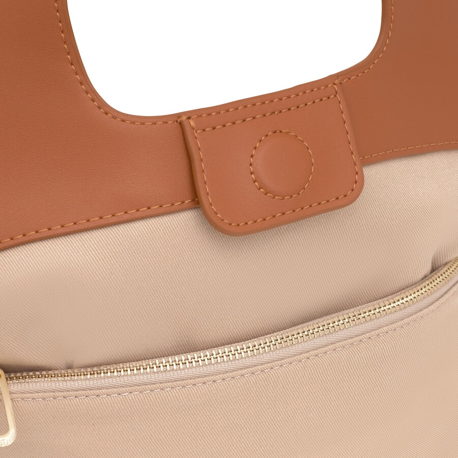 borsa tote media color cammello tous lirio rafia
