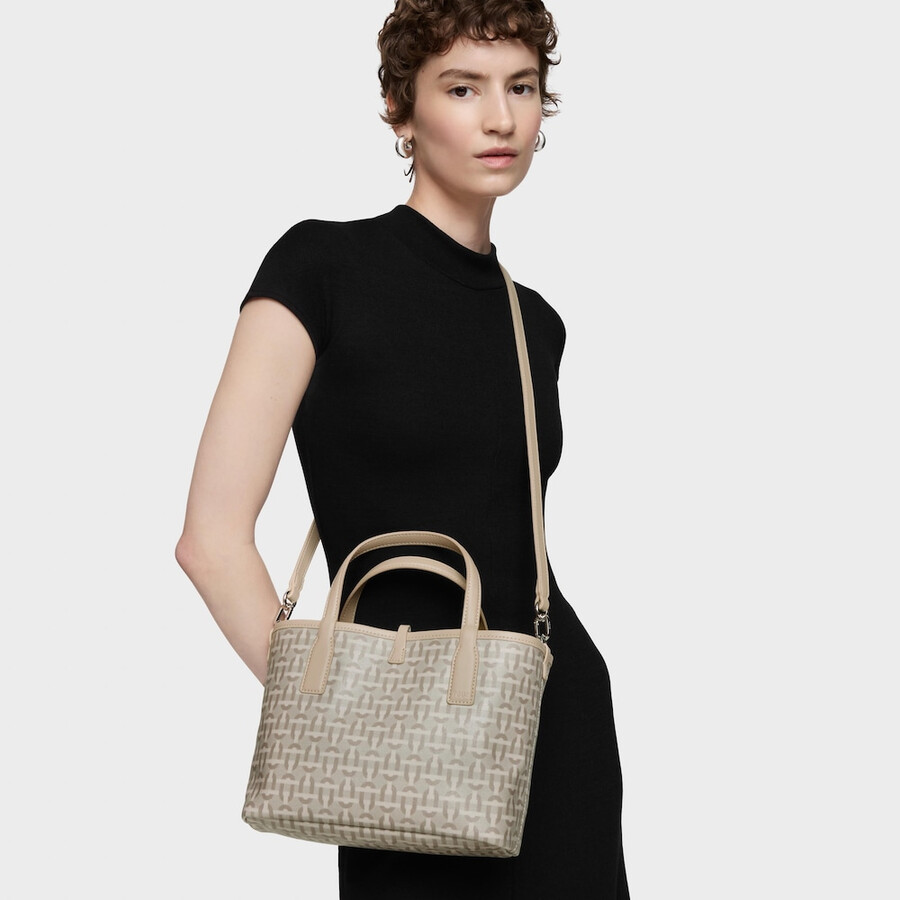 borsa tote reversibile media color sabbia tous double way manifesto