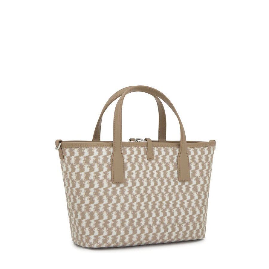 borsa tote reversibile beige media tous double way bear