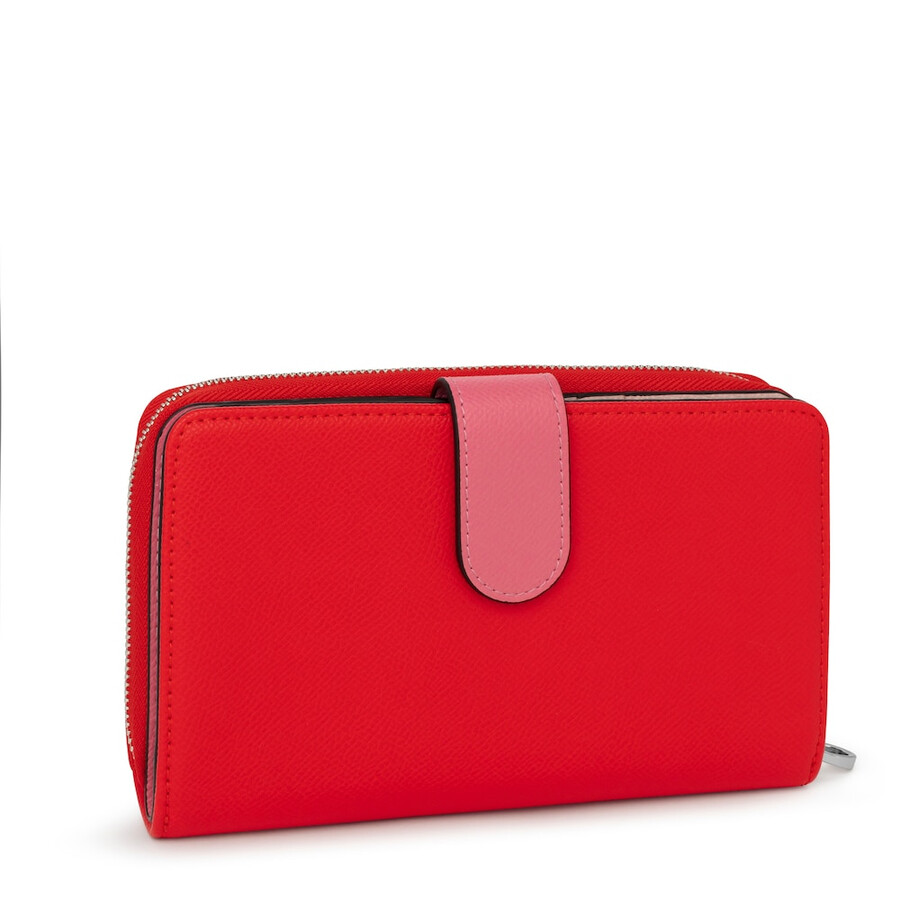 portafoglio new dubai saffiano rosso medio