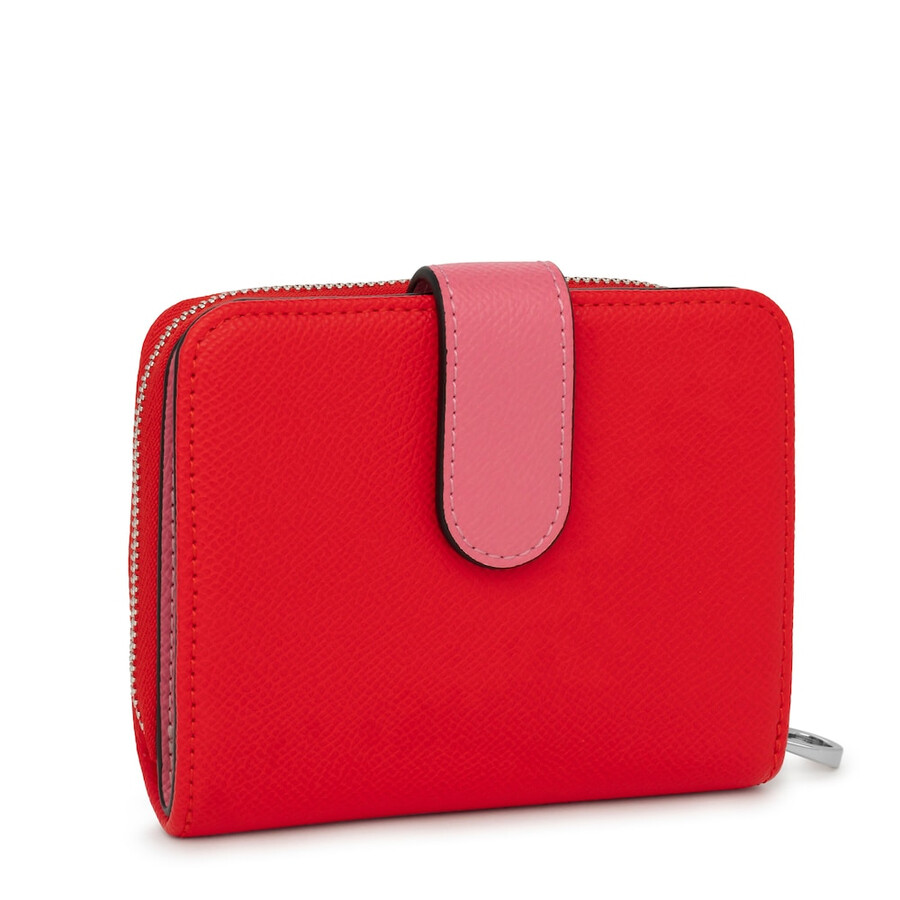 portafoglio piccolo rosso new dubai saffiano