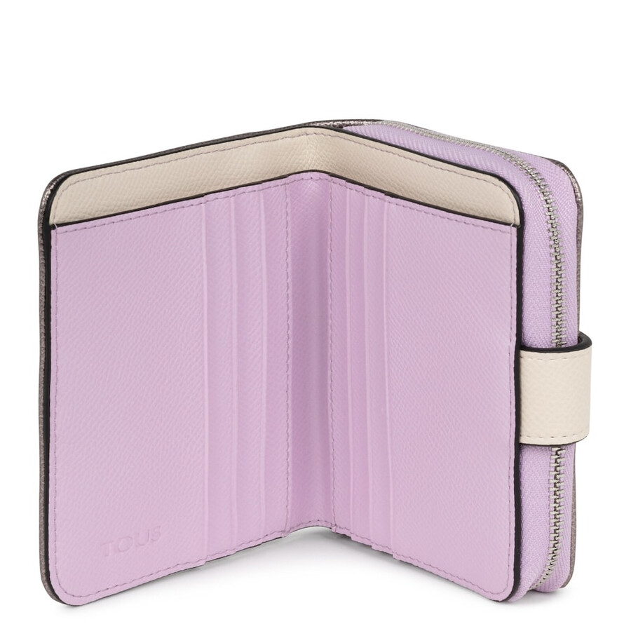portafoglio piccolo new dubai saffiano color argento