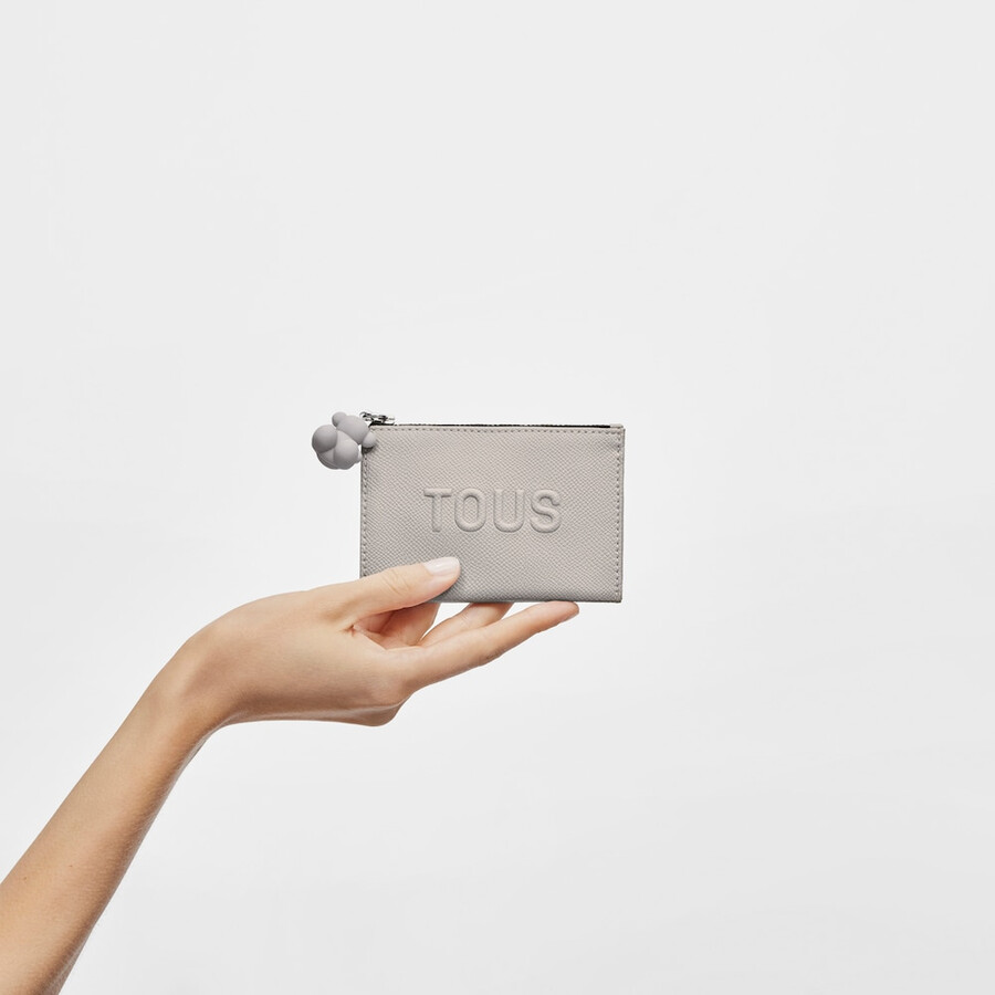 portacarte-portamonete tous la rue new change grigio