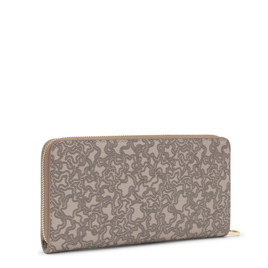 portafoglio kaos mini lines color tortora