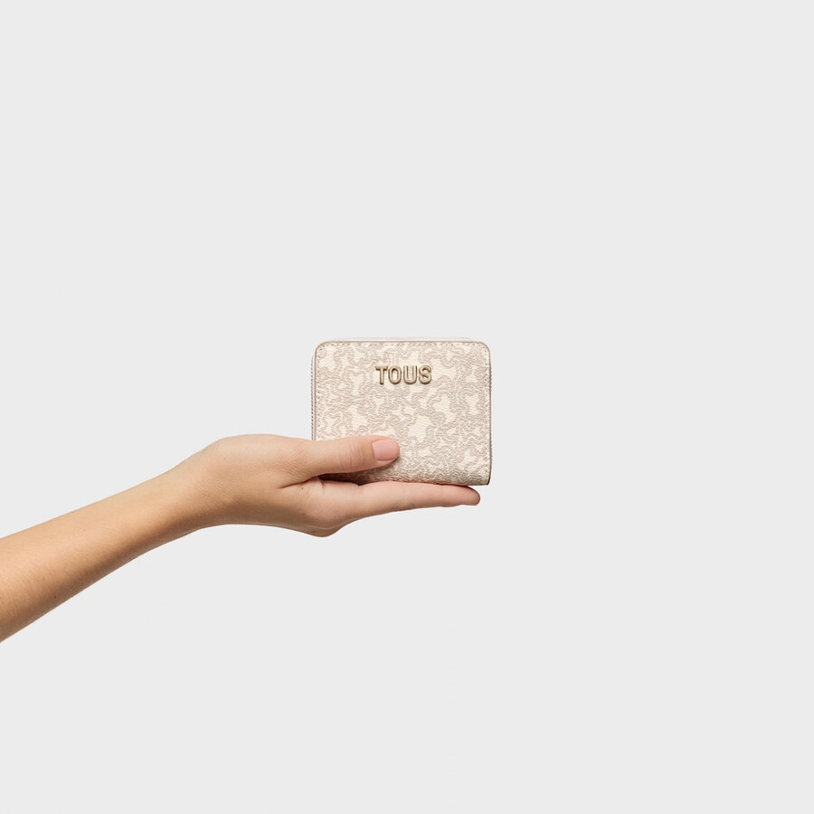 portamonete beige kaos mini lines