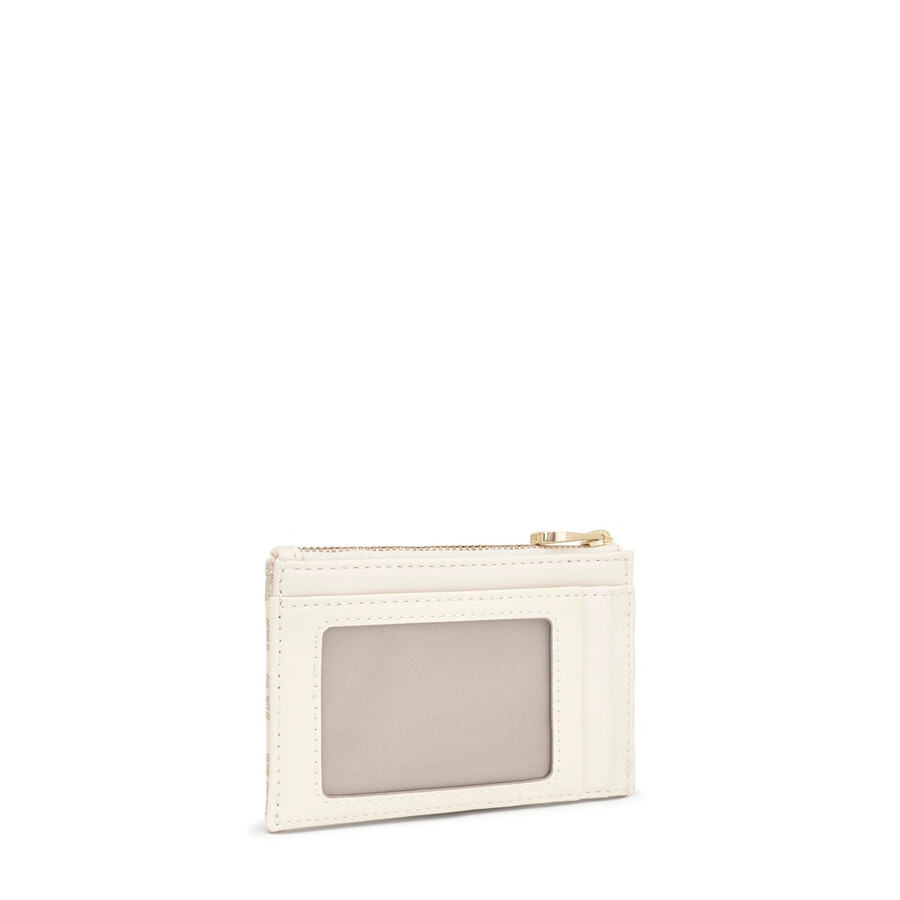 portamonete-portacarte beige kaos mini lines