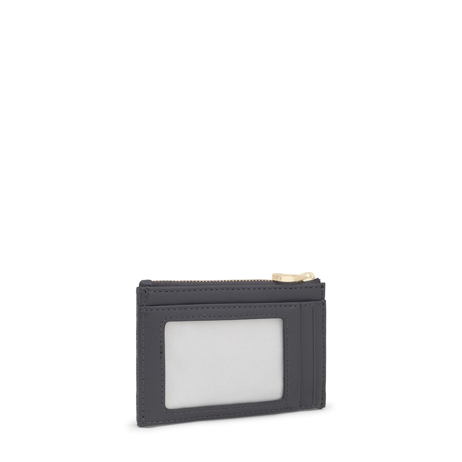 portamonete-portacarte grigio scuro kaos mini lines