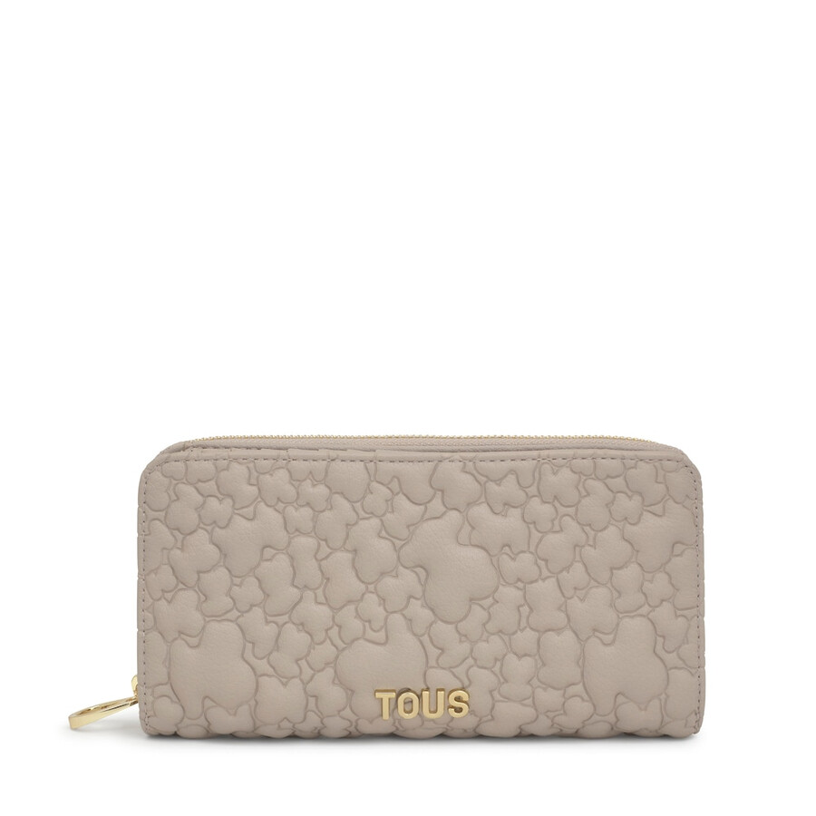 portafoglio color talpa tous puffy bear