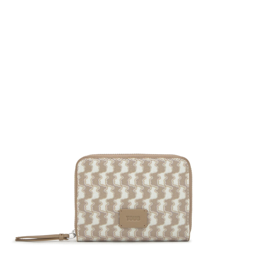 portafoglio beige medio tous double way bear