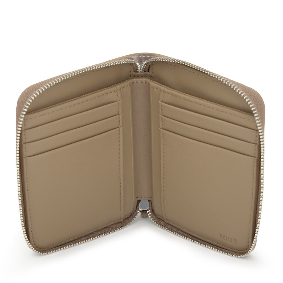 portafoglio beige medio tous double way bear
