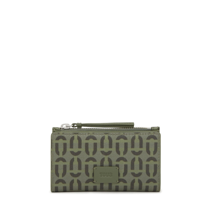 portafoglio piccolo color cachi tous double way manifesto
