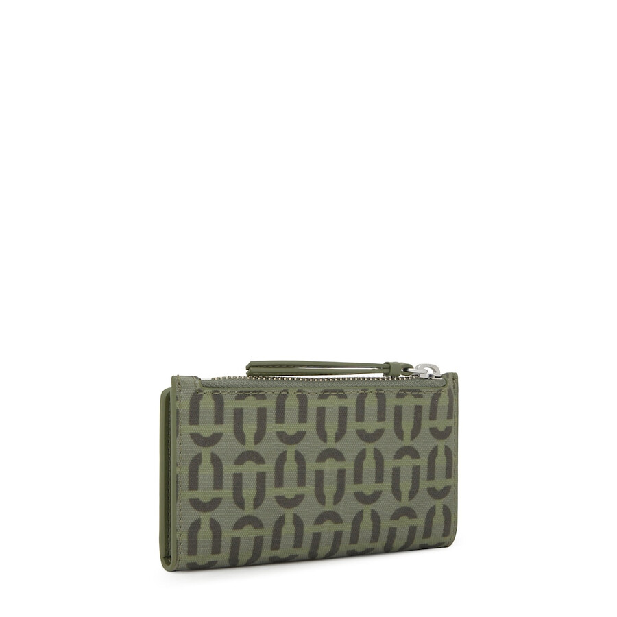 portafoglio piccolo color cachi tous double way manifesto