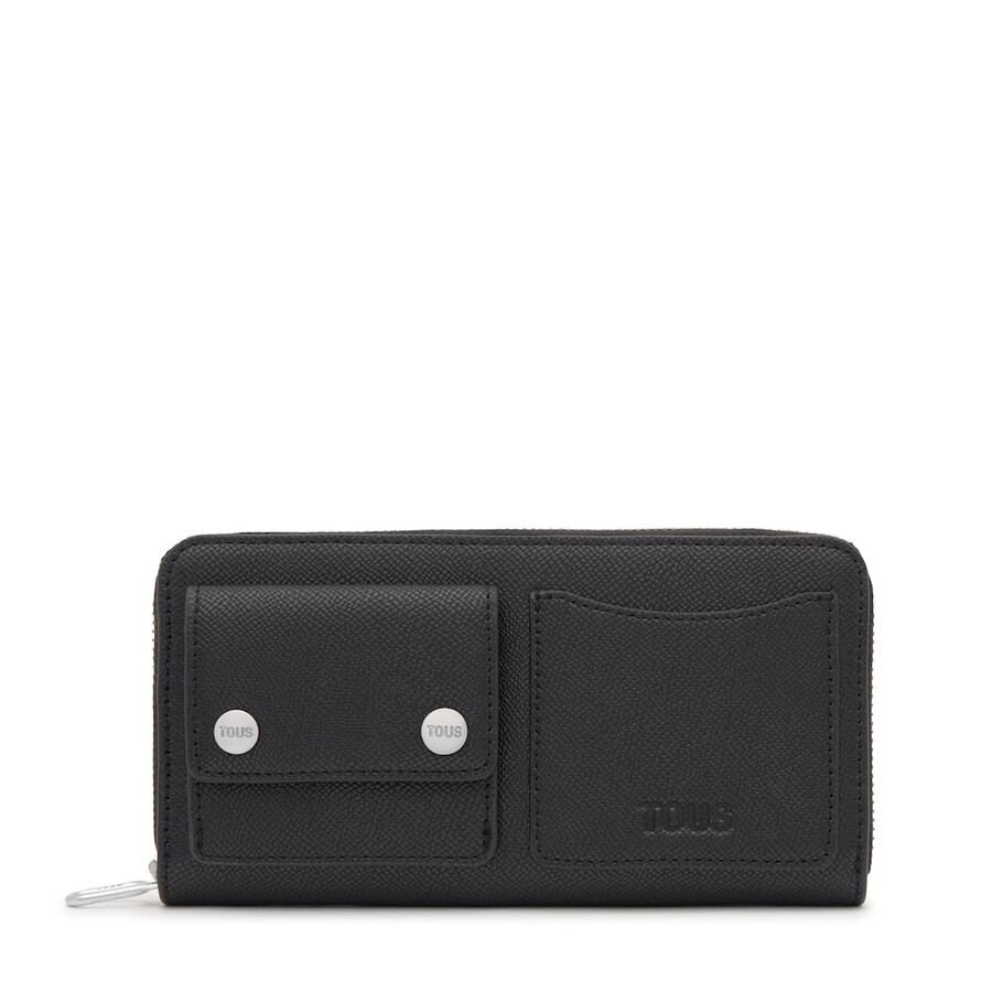 portafoglio nero medio tous audree pockets