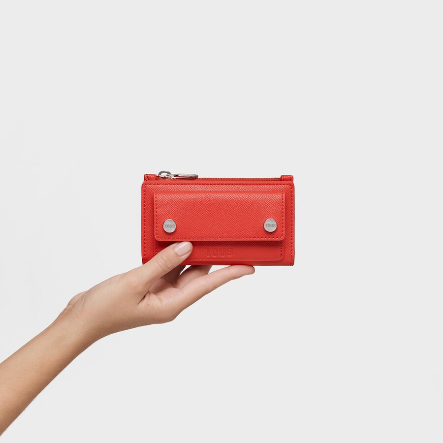 portafoglio piccolo rosso tous audree pockets