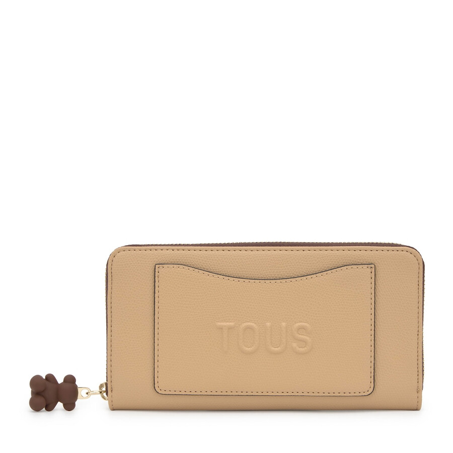 portafoglio beige tous back to basics