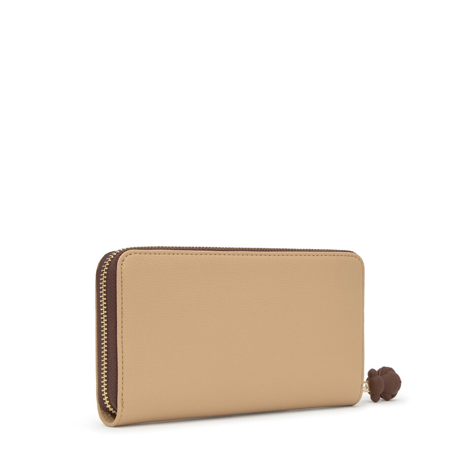 portafoglio beige tous back to basics