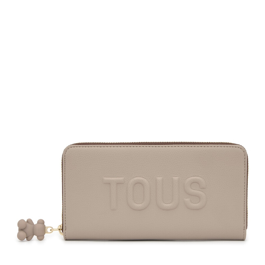 portafoglio color tortora tous back to basics