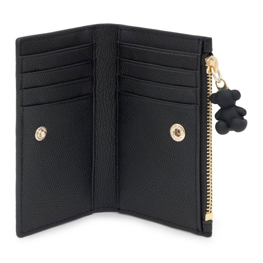 portafoglio piccolo nero tous back to basics