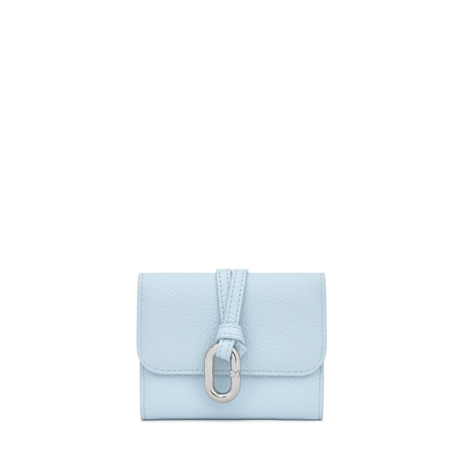 portafoglio con patta blu cielo tous hold