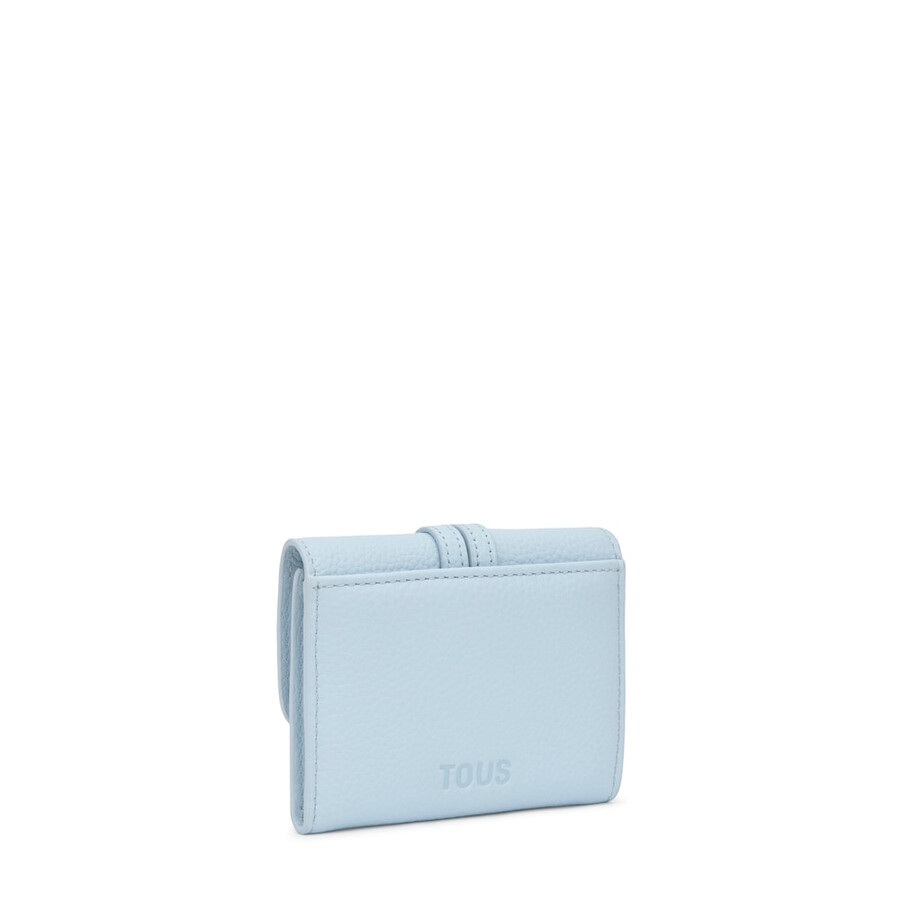 portafoglio con patta blu cielo tous hold