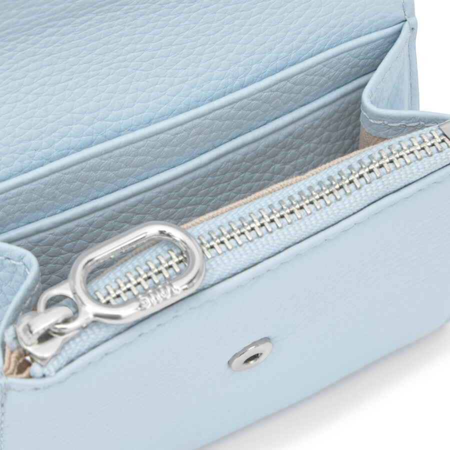 portafoglio con patta blu cielo tous hold