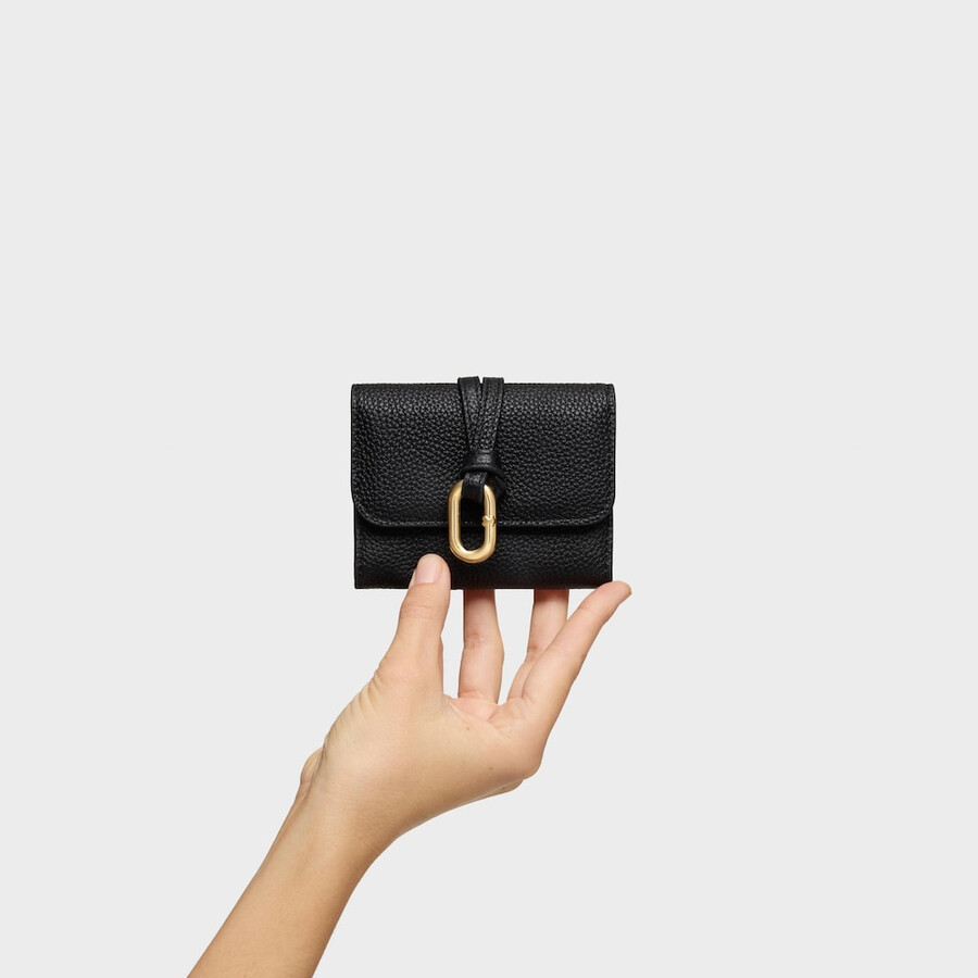 portafoglio con patta nero tous hold