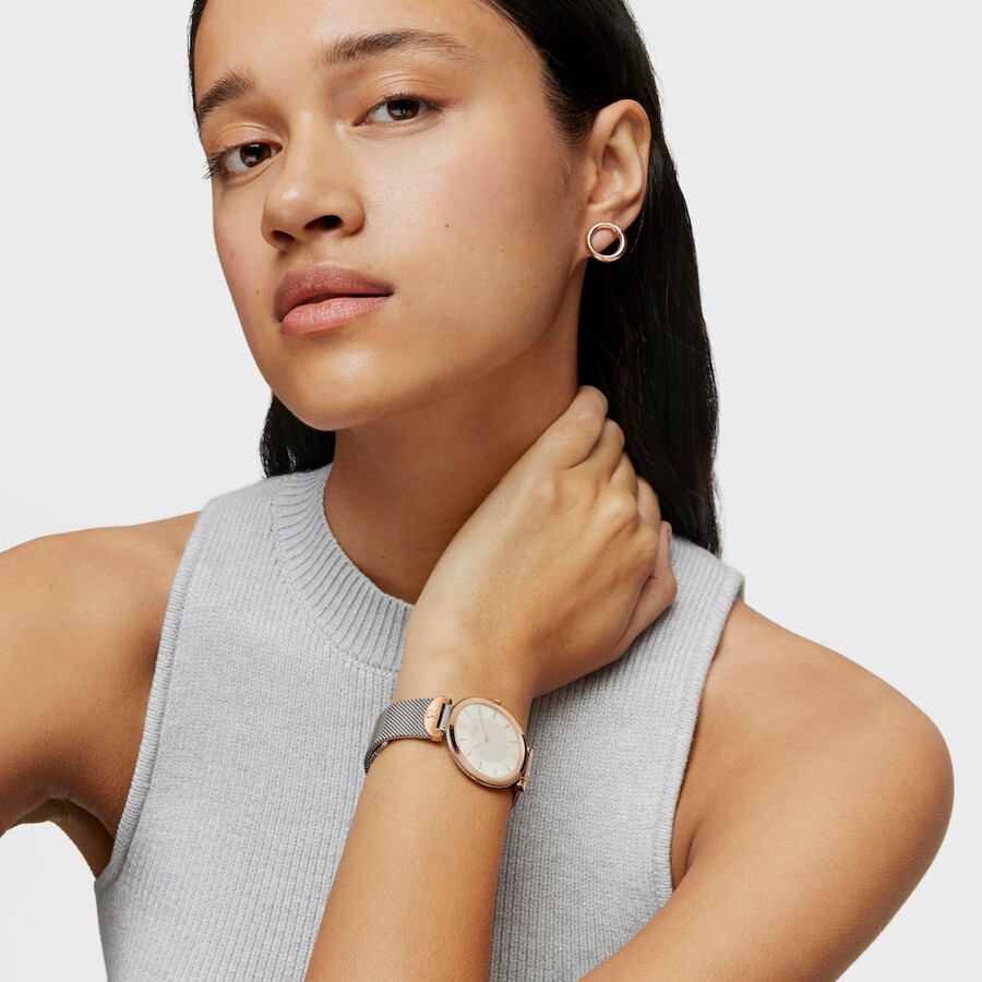 orologio in acciaio s-mesh