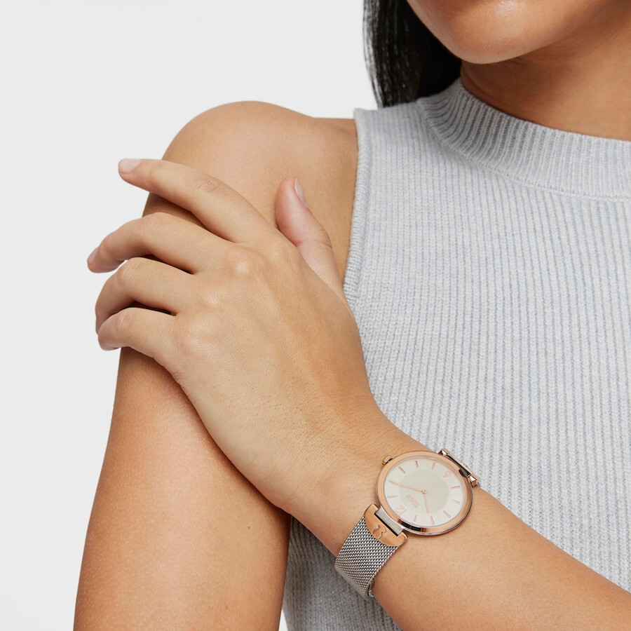 orologio in acciaio s-mesh