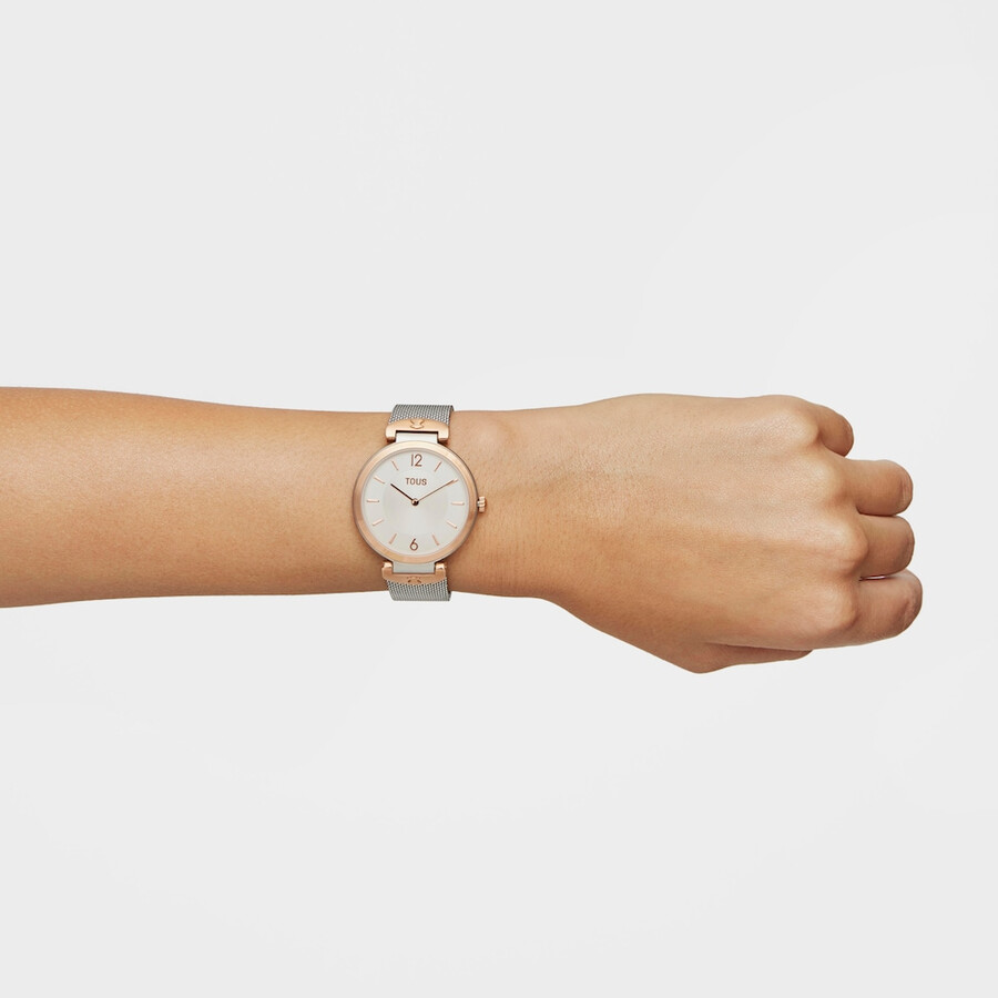 orologio in acciaio s-mesh