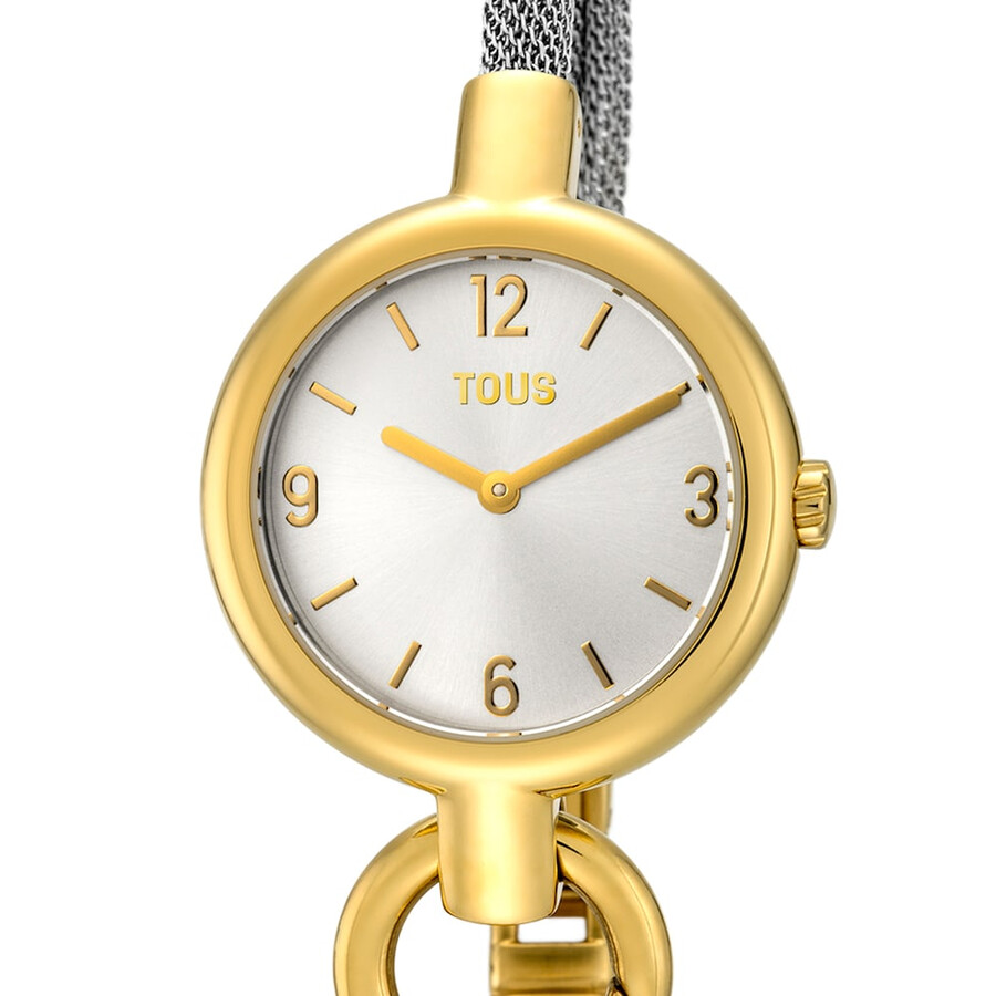 orologio hold charms in acciaio ip color oro con cinturino in acciaio