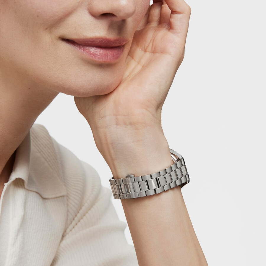 orologio t-shine in acciaio con zirconi cubici
