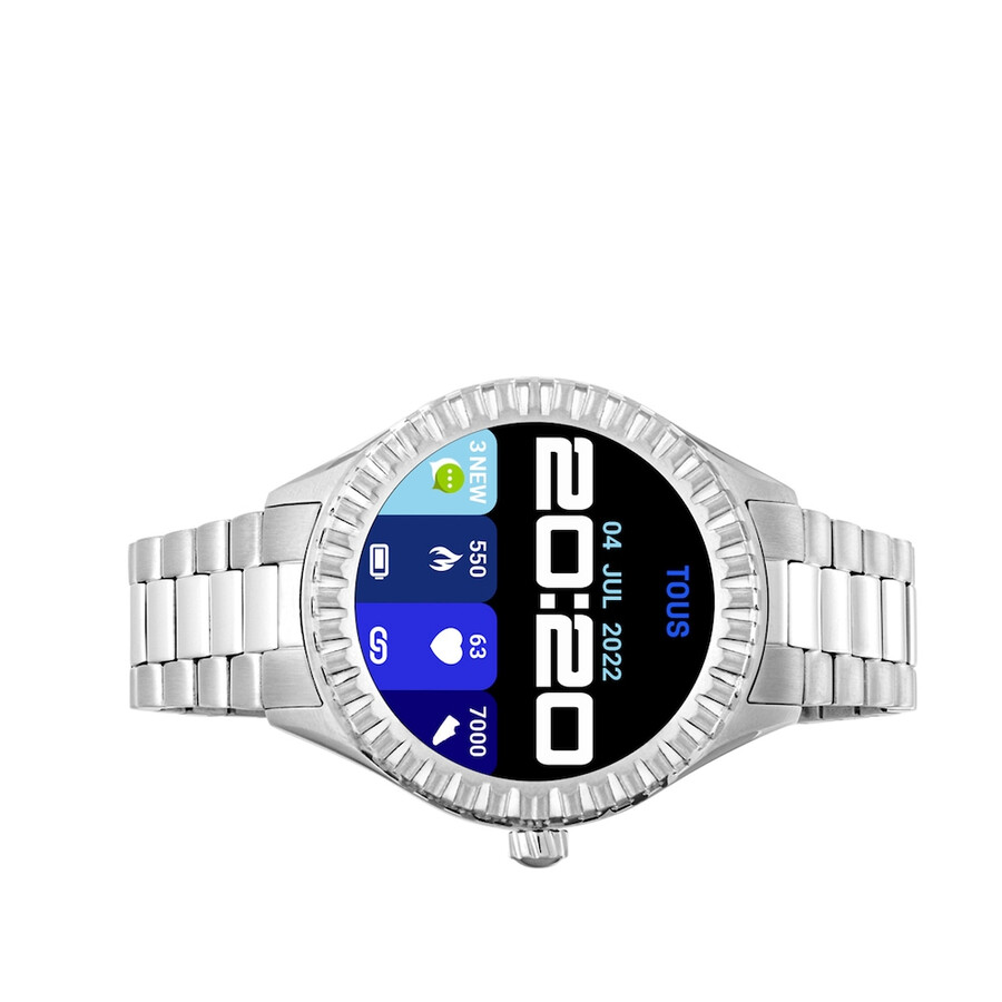 smartwatch t-bear connect con cinturino in acciaio