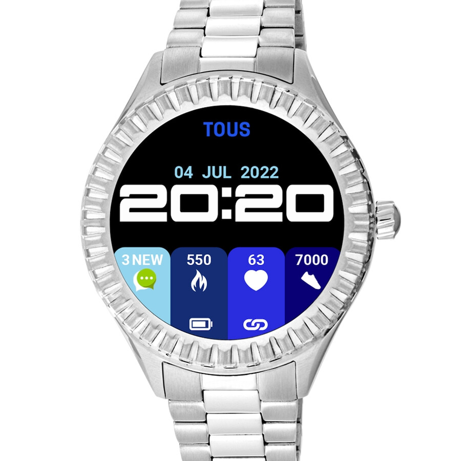 smartwatch t-bear connect con cinturino in acciaio