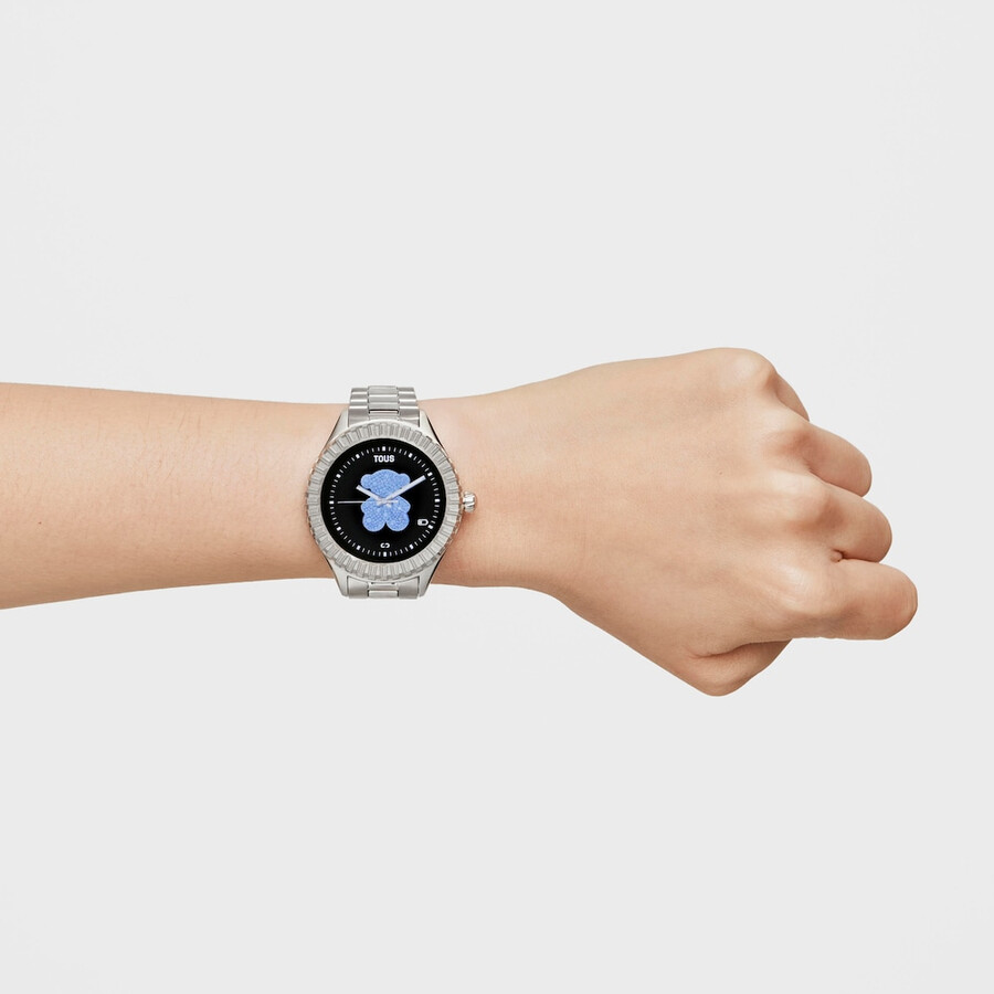 smartwatch t-bear connect con cinturino in acciaio