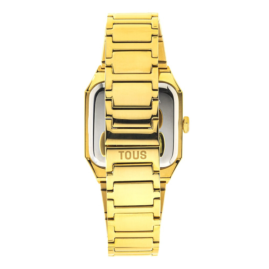 orologio analogico con cinturino in acciaio ipg color oro karat squared