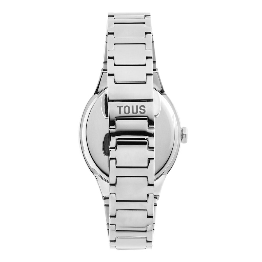 orologio analogico con cinturino in acciaio karat oval