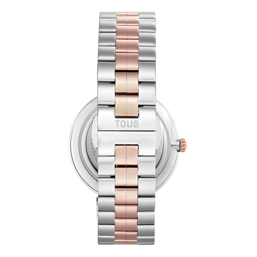 orologio analogico con cinturino in acciaio iprg color rosa e s-band
