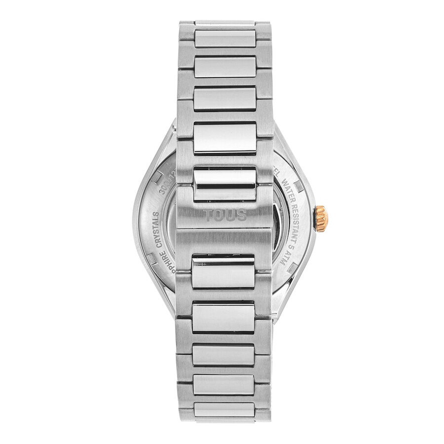 orologio analogico karat round con cinturino in acciaio iprg color rosa