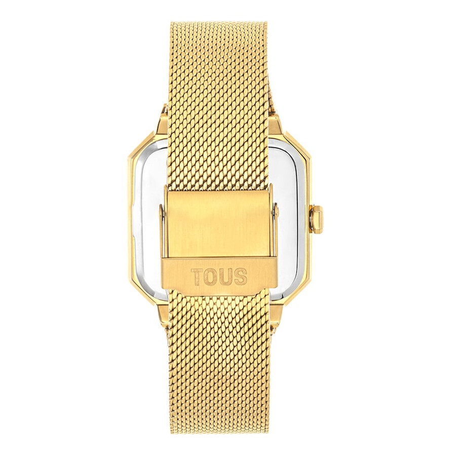 orologio analogico karat squared con cinturino in acciaio ipg color oro