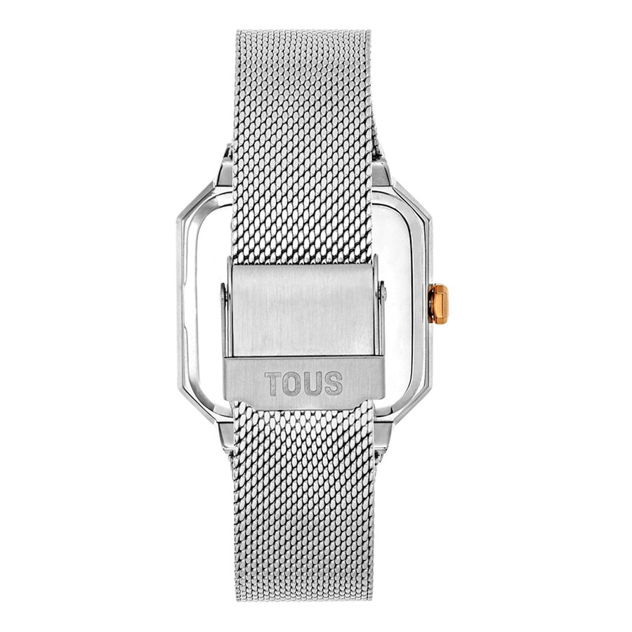 orologio analogico karat squared in acciaio iprg color rosa con cinturino in acciaio