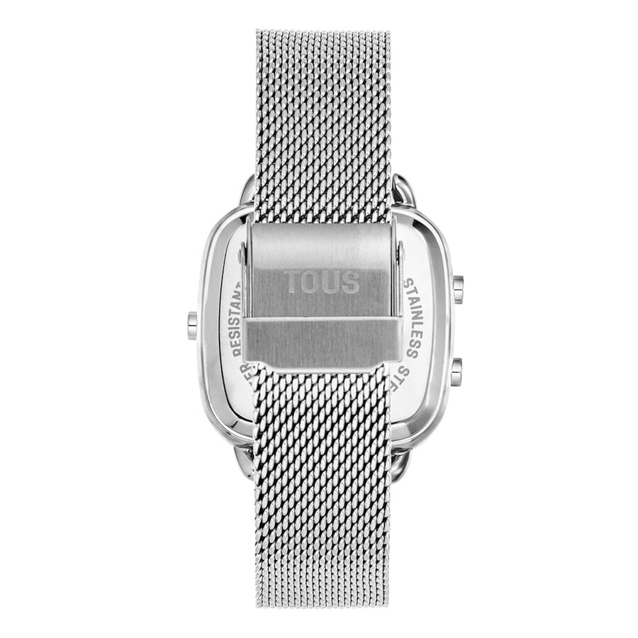 d-logo nuovo orologio digitale con cinturino in acciaio