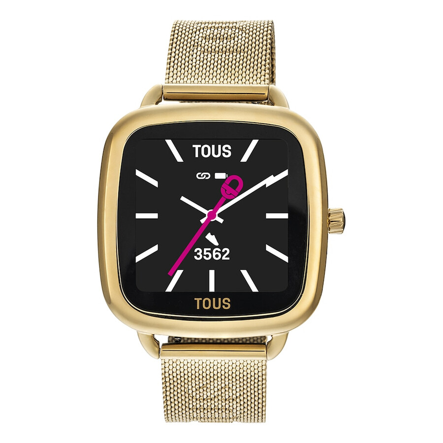 smartwatch d-connect con bracciale in acciaio ipg color oro