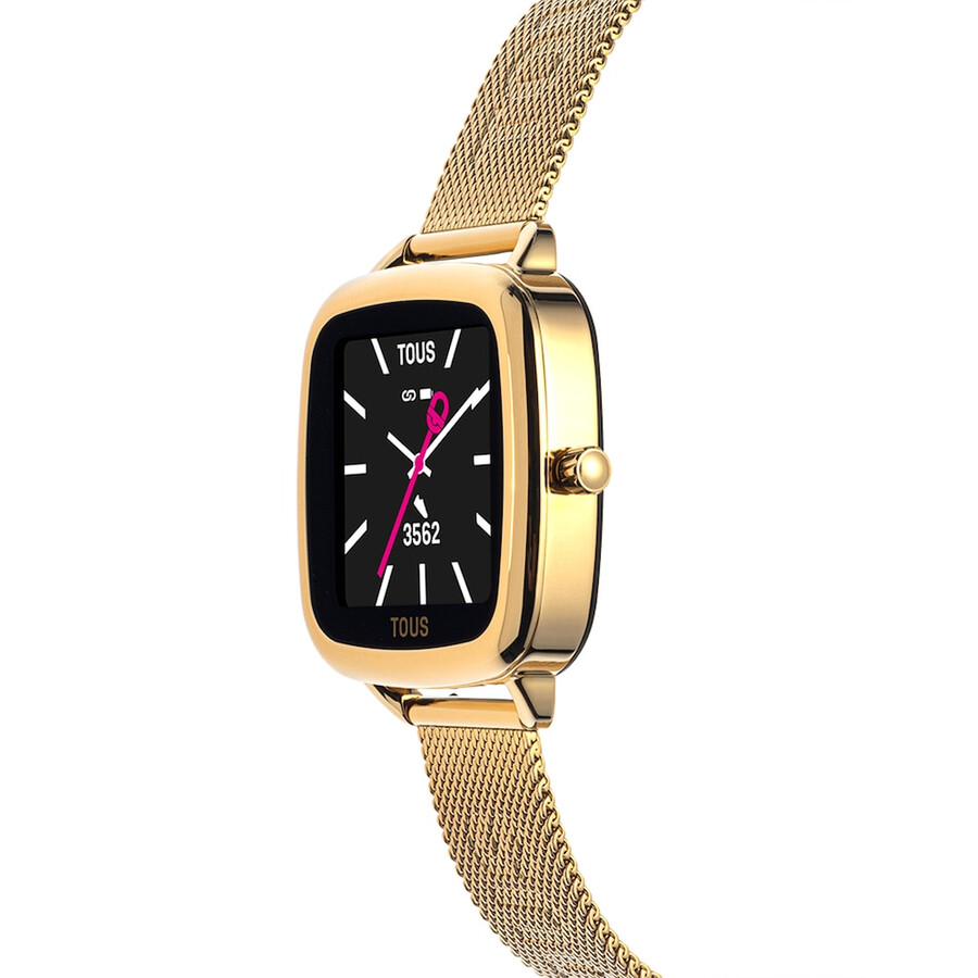 smartwatch d-connect con bracciale in acciaio ipg color oro