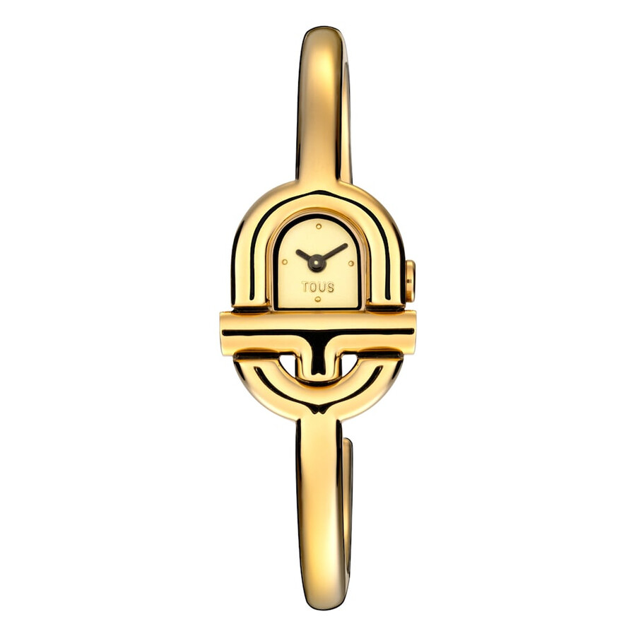 orologio analogico tous manifesto con cinturino in acciaio ipg color oro
