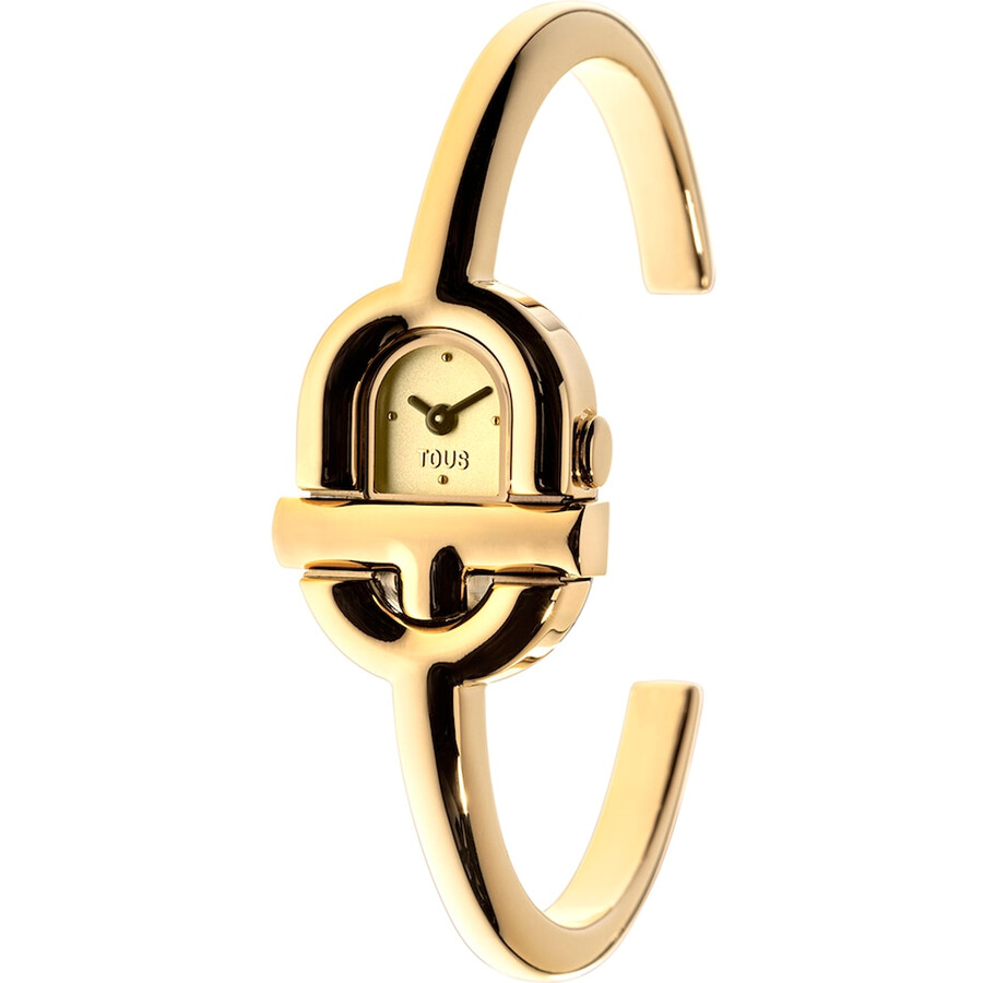 orologio analogico tous manifesto con cinturino in acciaio ipg color oro