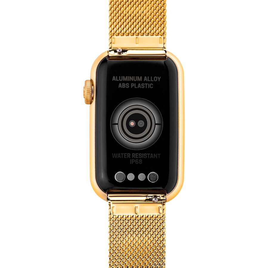 smartwatch con bracciale in acciaio ipg color oro e cassa in alluminio ipg color oro tous t-band mesh