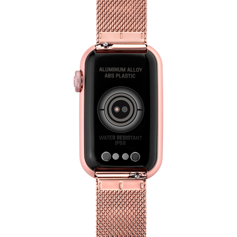 smartwatch tous t-band mesh con bracciale in acciaio iprg color rosa e cassa in alluminio iprg color rosa